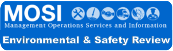 Logo and link to NASA GSFC MOSI Environmental and Safety Review portal