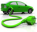 green electronic vehicle